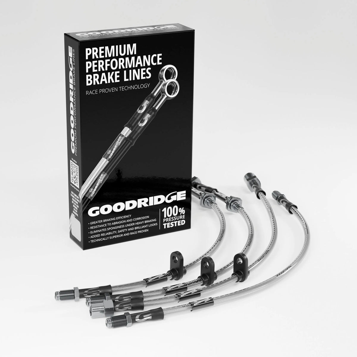 Goodridge Braided Brake Line Kit for BMW M2 F87 N55 & S55