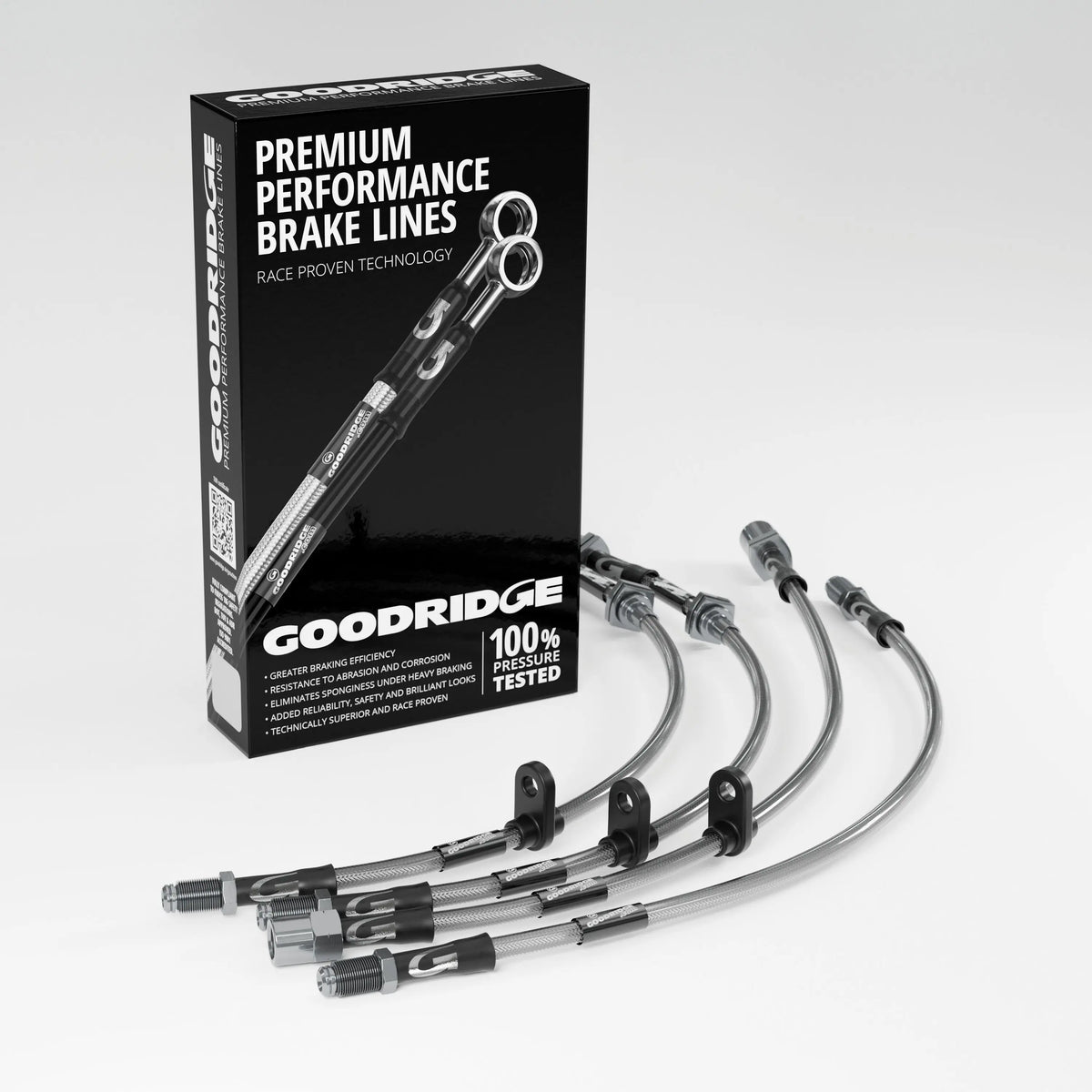 Goodridge Braided Brake Line Kit for BMW M2 F87 N55 & S55