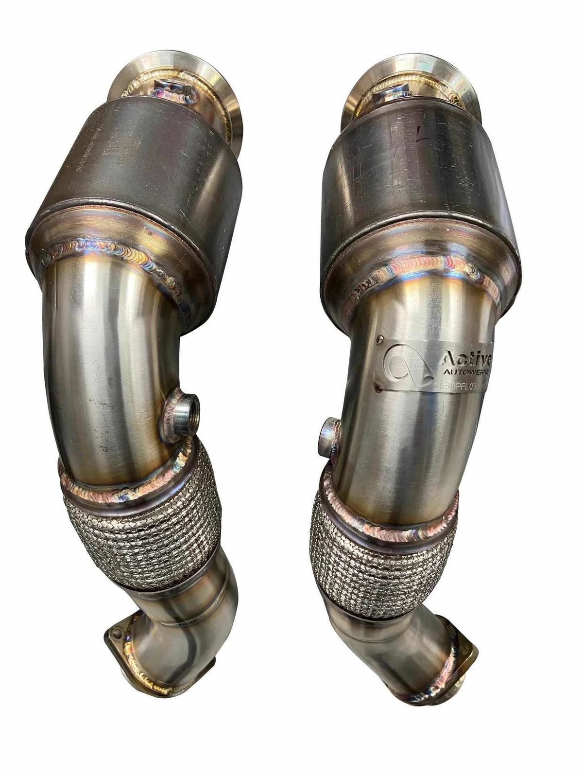 Active Autowerke AA BMW X5M X6M X5 X6 S63 N63 GESI G-Sport Sportscat Downpipes