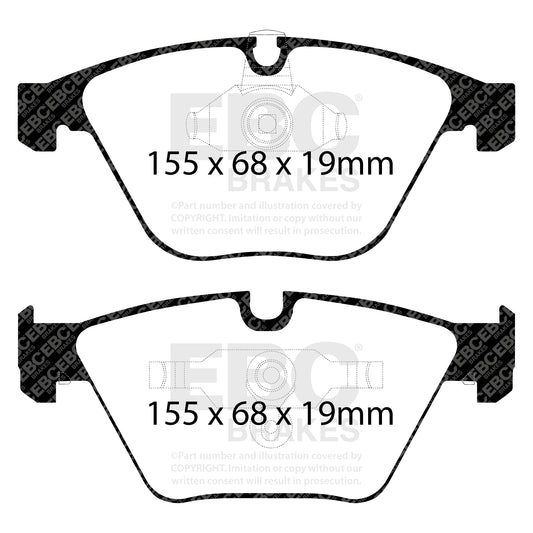 EBC Redstuff Front Brake Pads for BMW M3 E9x