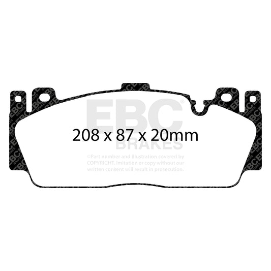 EBC Redstuff Front Brake Pads for BMW M5 F10