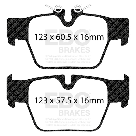 EBC Bluestuff Rear Brake Pads for BMW M135i xDrive F40