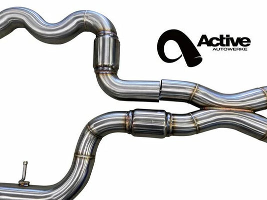 Active Autowerke AA BMW M3 M4 G8x Equal Length Mid-Pipe Exhaust GEN 2