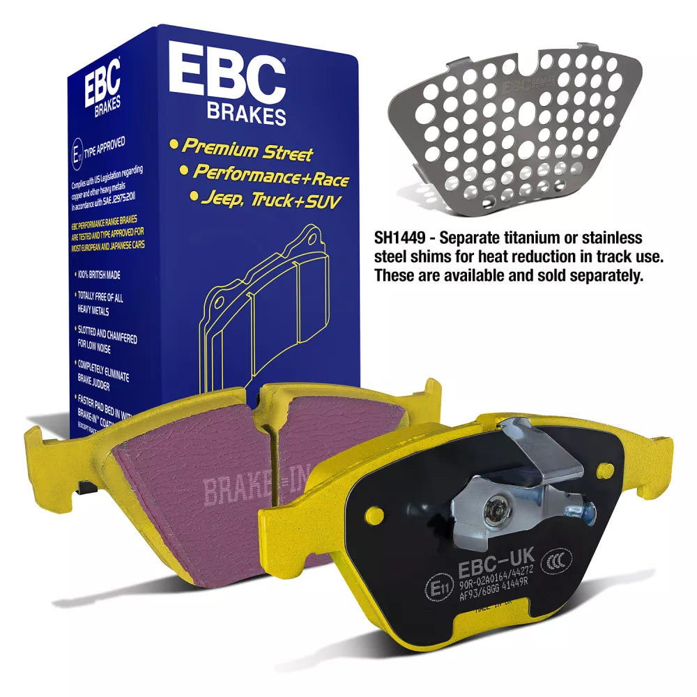 EBC Yellowstuff Front Brake Pads for BMW M3 E9x
