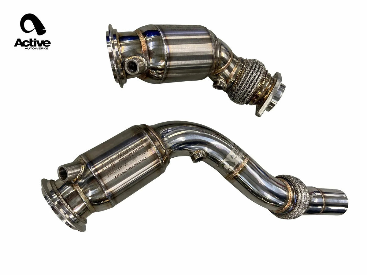 Active Autowerke AA BMW S55 M2 Competition M3 M4 GESI G-Sport Sport Catted Downpipes