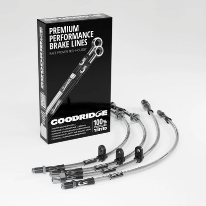 Goodridge Braided Brake Line Kit for BMW M2 F87 N55 & S55