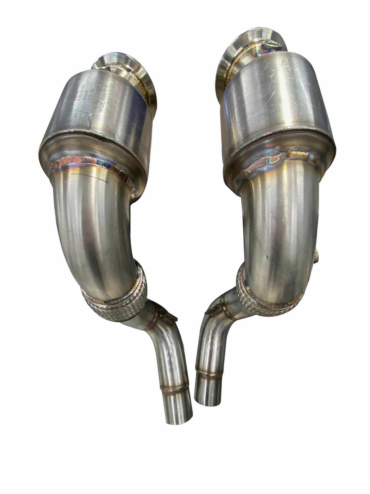 Active Autowerke AA BMW X5M X6M X5 X6 S63 N63 GESI G-Sport Sportscat Downpipes