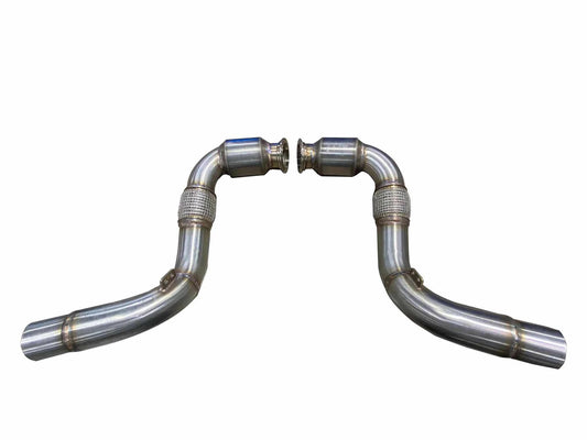 Active Autowerke AA BMW X5M X6M X5 X6 S63 N63 GESI G-Sport Sportscat Downpipes