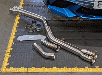Active Autowerke AA BMW M2 Competition F87 Single Mid-Pipe Exhaust (GPF Delete)