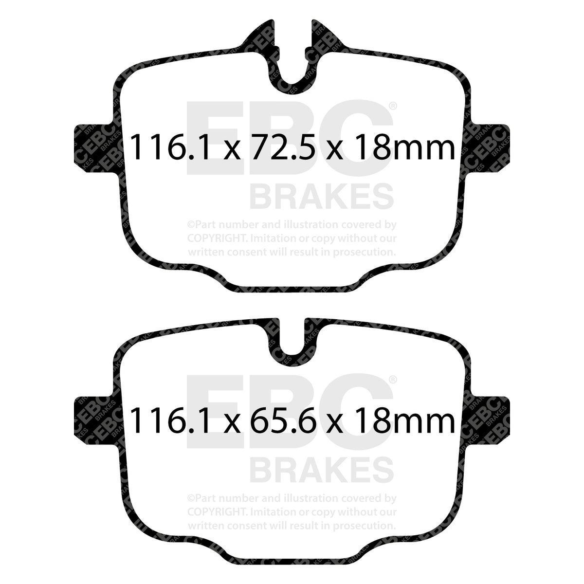 EBC Bluestuff Rear Brake Pads for BMW M2 M3 M4 G8x