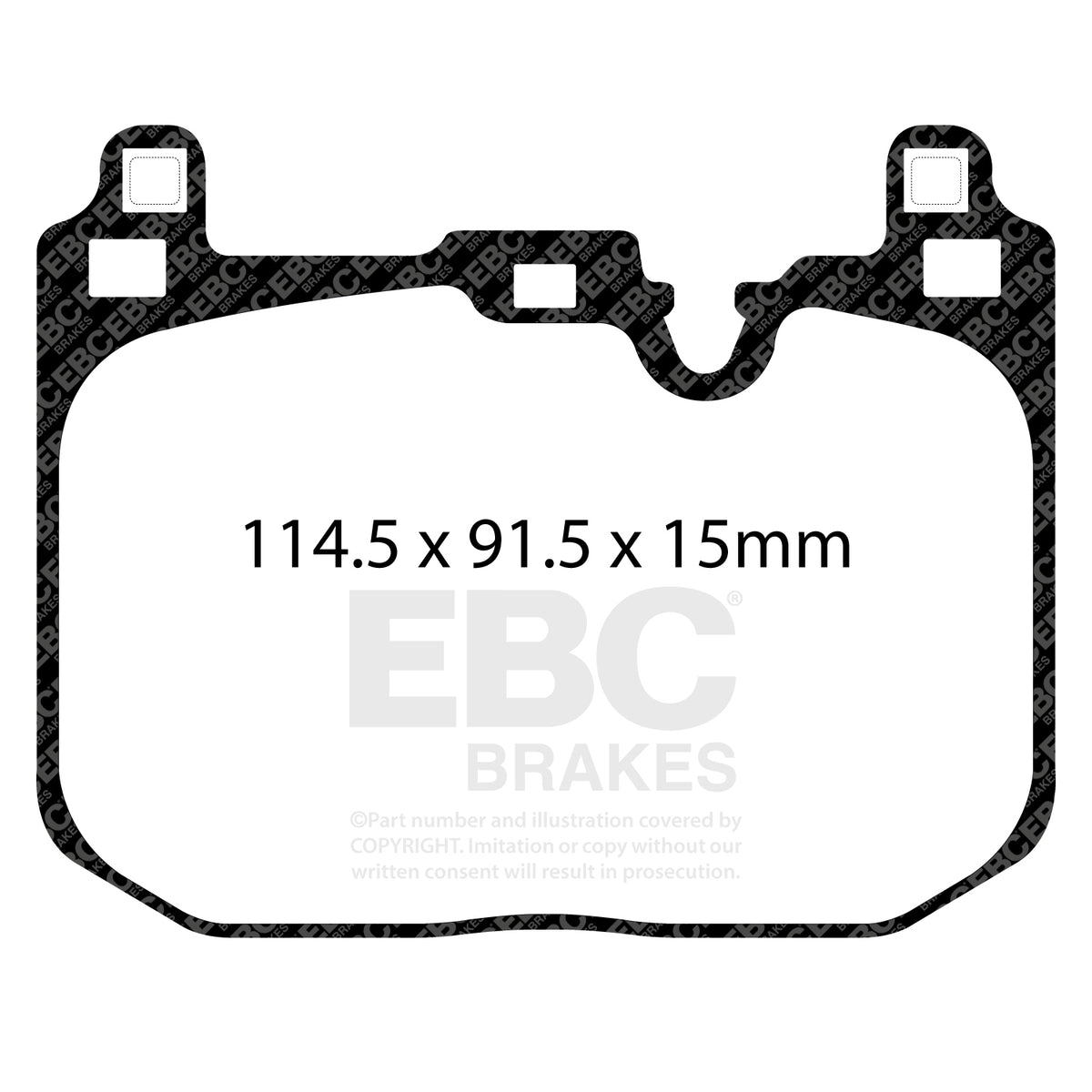 EBC Redstuff Front Brake Pads for BMW M135i xDrive F40