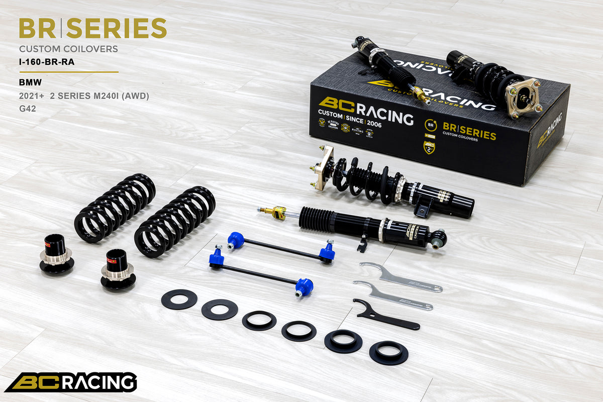 BC Racing BR RA Coilovers for BMW M240i G42 xDrive 2021+