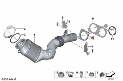 BMW Downpipe Flange for BMW M2 M3 M4 F8x S55