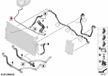 BMW Coolant Hose for BMW N55