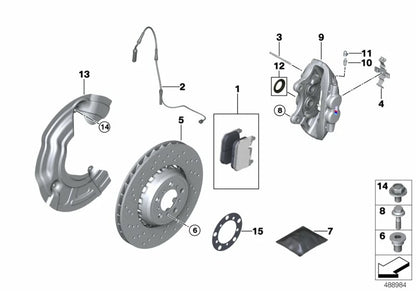 BMW Front Brake Pads for BMW M2 M3 M4 F8x
