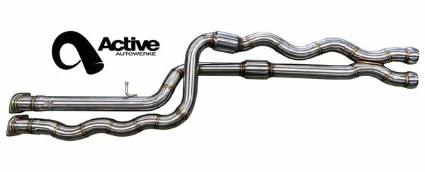Active Autowerke AA BMW M3 M4 F8x Equal Length Mid-Pipe Exhaust GEN 2