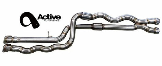 Active Autowerke AA BMW M3 M4 F8x Equal Length Mid-Pipe Exhaust GEN 2