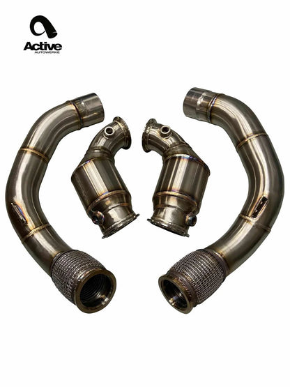 Active Autowerke AA BMW M5 F90 S63 GESI G-Sport Sportscat Downpipes