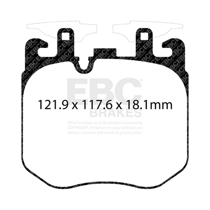 EBC RPX Front Brake Pads for BMW M240i G42