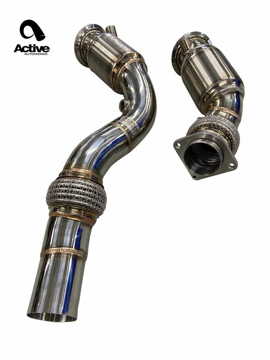 Active Autowerke AA BMW S55 M2 Competition M3 M4 Catless Downpipes
