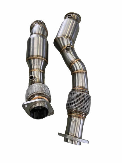 Active Autowerke AA BMW X3M X4M F97 F98 S58 GESI G-Sport Sportscat Downpipes